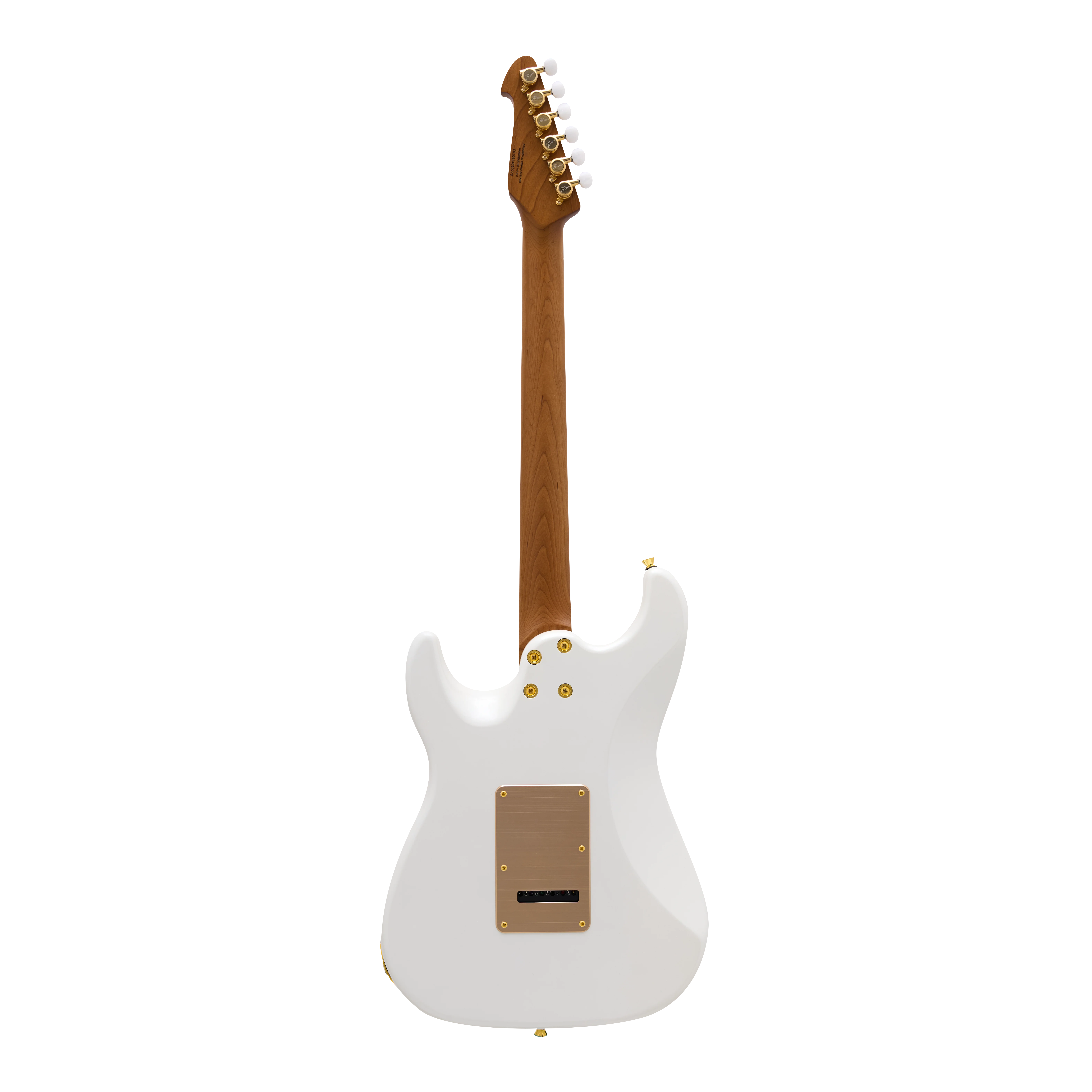 KS-Standard Gold SSH Rosewood Pearl White E-Gitarre
